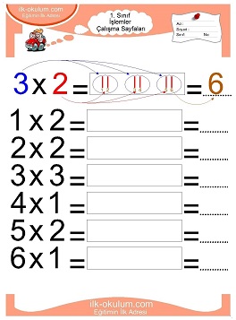 Çocuklar İçin toplam işlemi yaprak testleri 